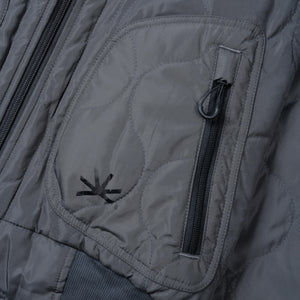 Safarika (सफारका) - Quilted Bomber Jacket - Grey